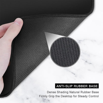 Oversized Forest Desk Mouse Pad - 35.4 x 15.7 Inch Extended Gaming Mat with Non-Slip Rubber Base and Stitched Edges, XXL Ultra Thin Full Desk Pad for PC and Laptop Use